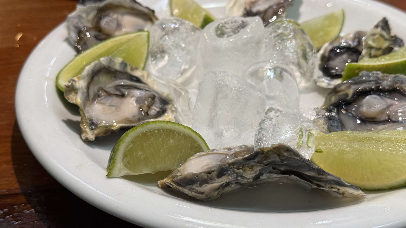 A close look at the counter and small bites at Adega Pérola
