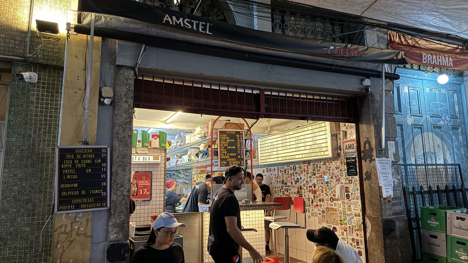 Labuta Bar on Rua Gomes Freire in central Rio