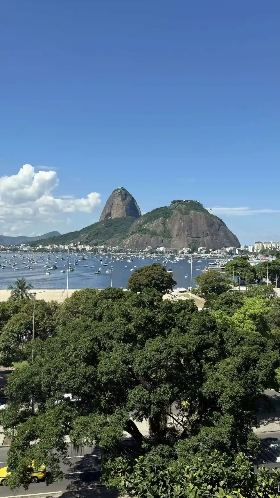 Sugarloaf Mountain and Guanabara Bay in Rio de Janeiro
